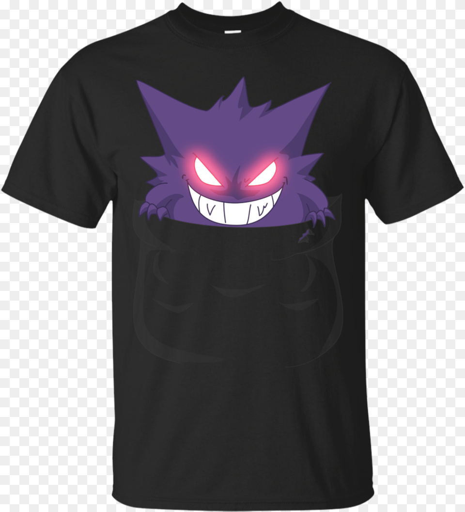 Poke Me If You Dare Pocket Gengar Pokemon Cotton T Just Sudo It T Shirt, Clothing, T-shirt Free Png Download