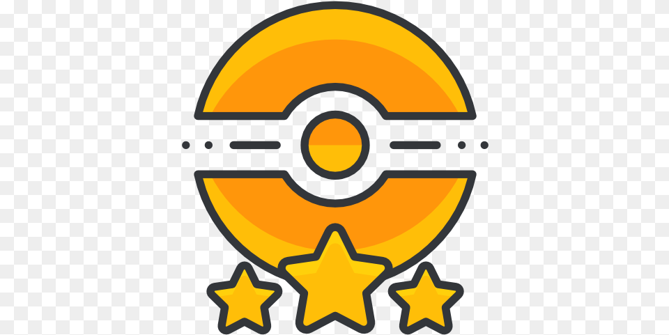 Poke Trainer Three Star Pokemon Go Pokemon Icon, Symbol Png
