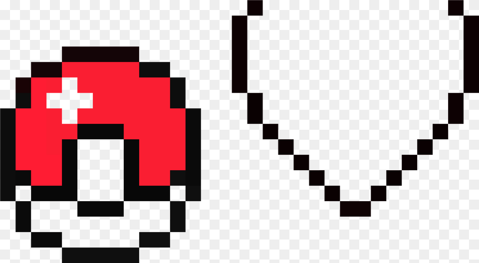 Pokeball 8 Bits Clipart, Logo, First Aid, Symbol Free Png