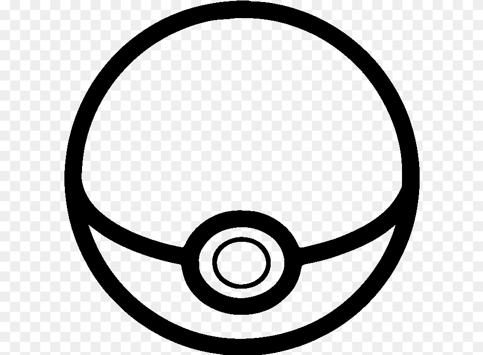 Pokeball Black And White, Gray Free Transparent Png