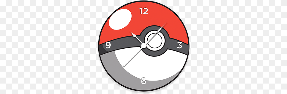 Pokeball Clock Pokeball, Disk Free Png