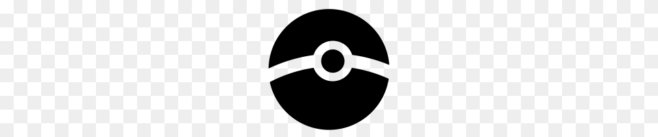 Pokeball Icons Noun Project, Gray Free Png Download