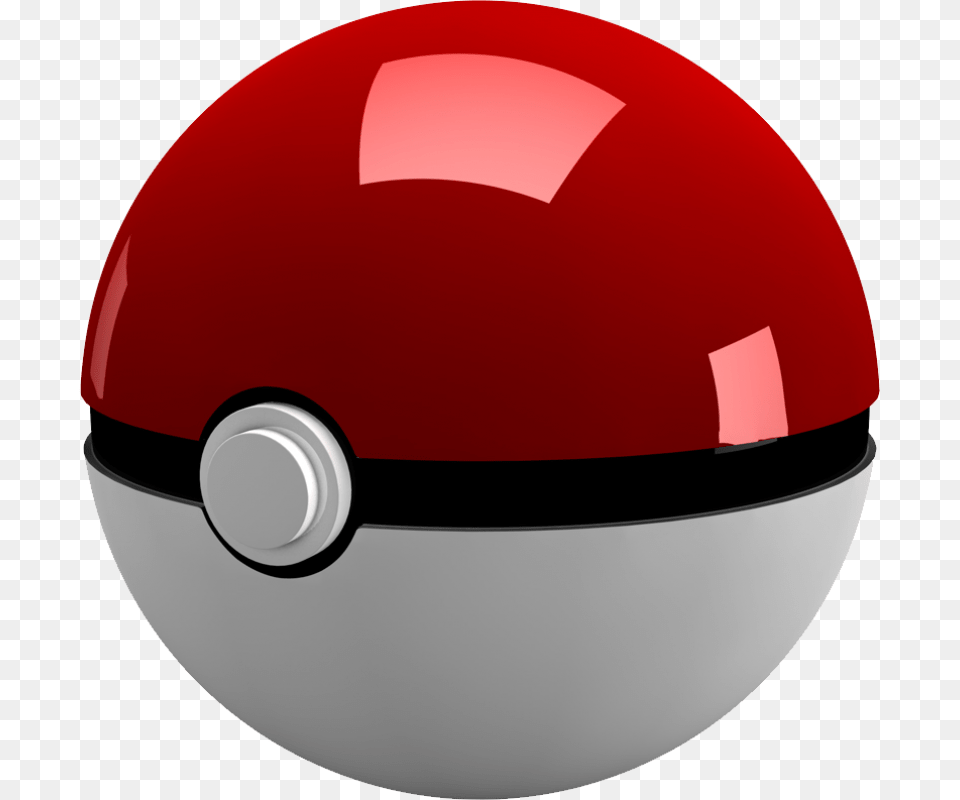 Pokeball Pokemon Ball Transparent Background, Crash Helmet, Helmet, Sphere, Clothing Png Image