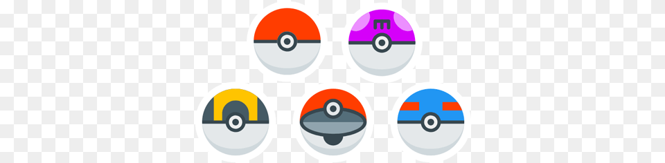 Pokeball Microstickers Just Stickers Circle, Disk, Dvd Png Image