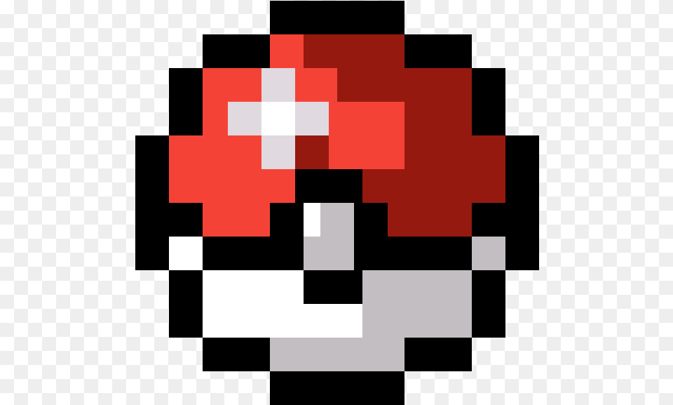 Pokeball Pixel Art, First Aid Free Png