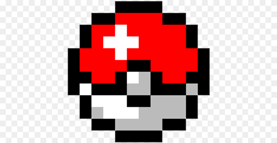 Pokeball Pixel Pokeball Pixel Art Gif, First Aid, Logo, Red Cross, Symbol Png