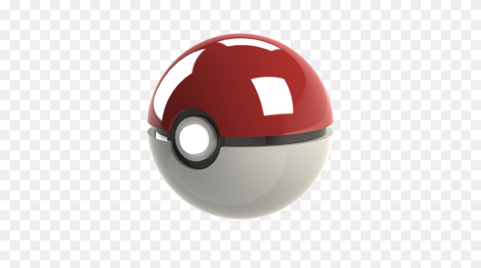 Pokeball Pokemon Ball 3d, Helmet, Sphere, Clothing, Hardhat Free Png