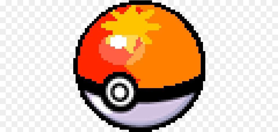 Pokeball Sprite Pokemon Fan Made Pokeball National Museum Of Ceramics, Food, Fruit, Plant, Produce Free Transparent Png