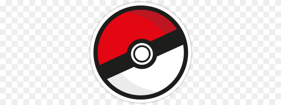 Pokeball Sticker, Disk, Dvd Free Png