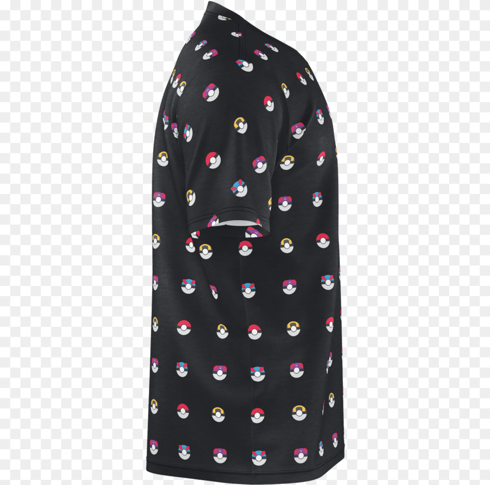 Pokeballs Pokeballs Pokeballs Pokeballs Pokeballs Polka Dot, Clothing, Fashion, Long Sleeve, Sleeve Free Transparent Png