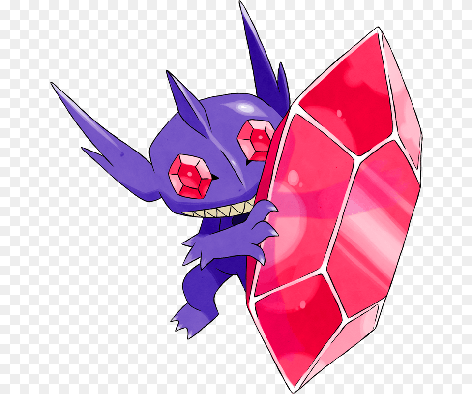 Pokemon Shiny Mega Sableye Pokemon Sableye Mega Evolution Free Png Download