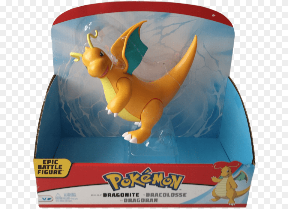 Pokemon 12 Dragonite Legendary Figure Pokemon, Inflatable, Toy Png Image