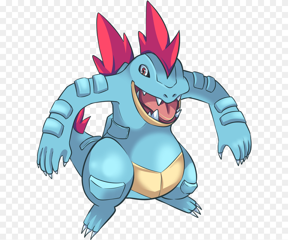 Pokemon 160 Feraligatr Pokedex Feraligatr Pokemon Pets, Book, Comics, Publication, Baby Png