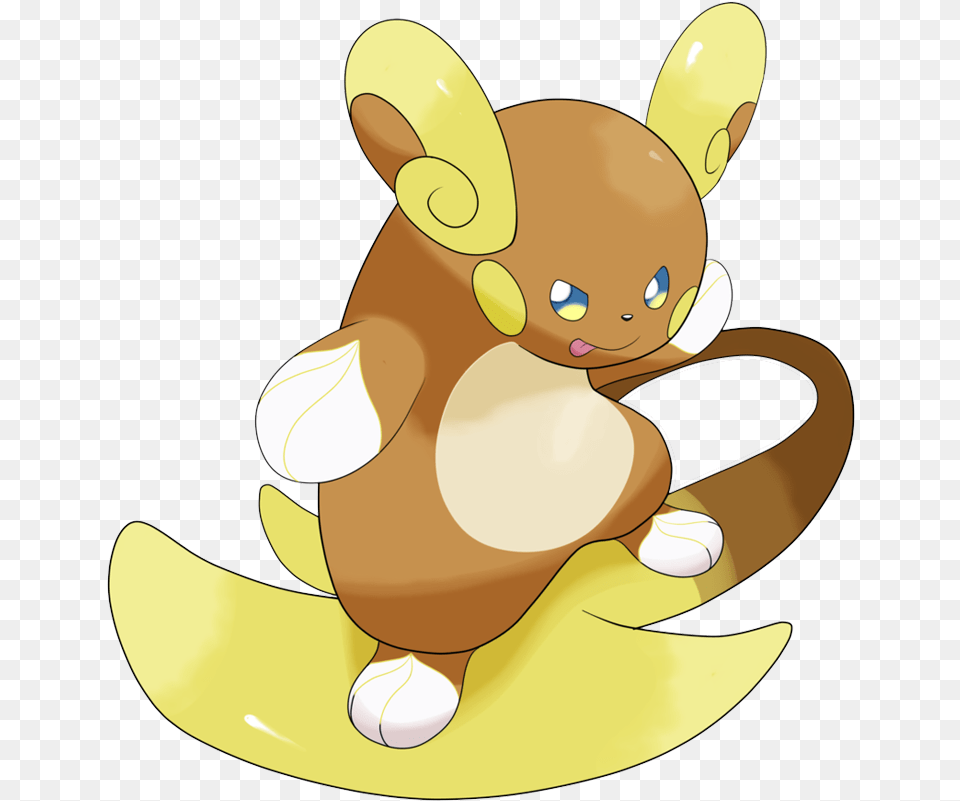 Pokemon Alolan Raichu Pokedex Alolan Raichu Art Transparent, Animal, Mammal, Baby, Person Free Png