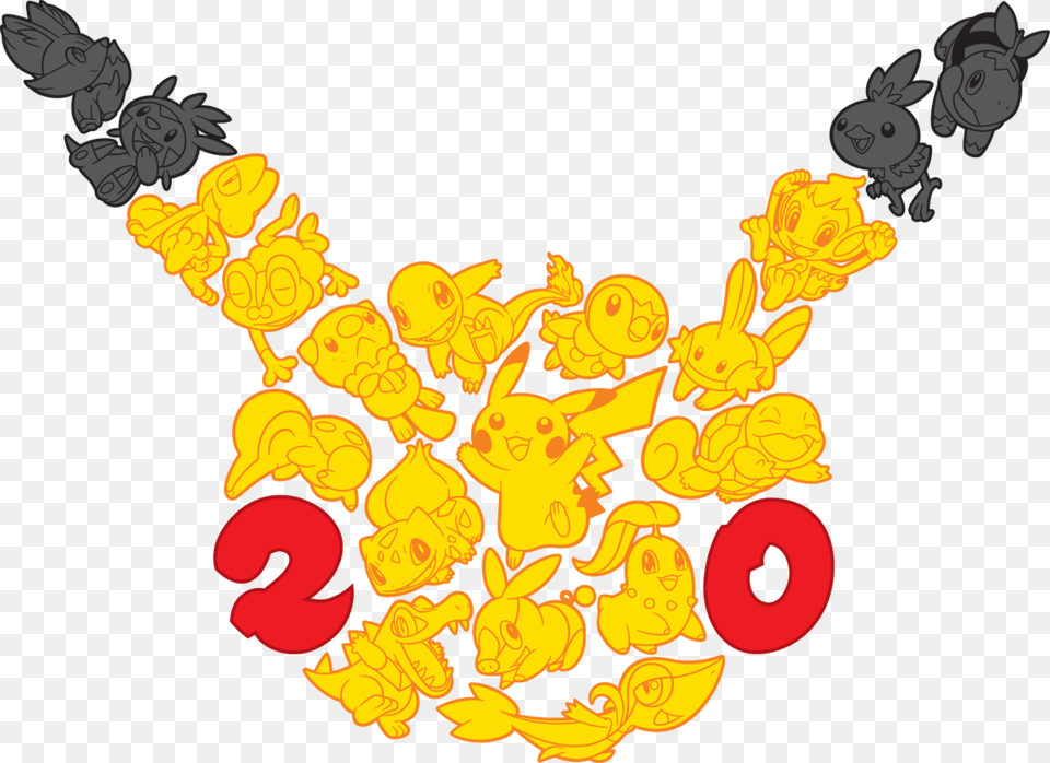 Pokemon 20th Anniversary, Accessories, Necklace, Jewelry, Graphics Png