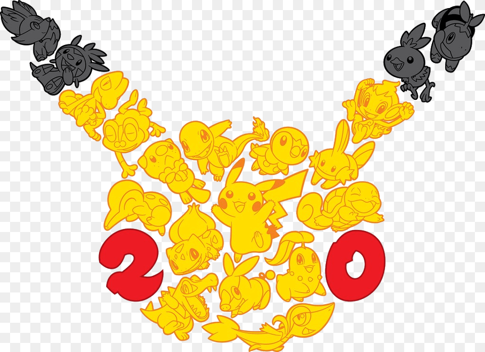 Pokemon 20th Anniversary, Accessories, Necklace, Jewelry, Graphics Free Transparent Png