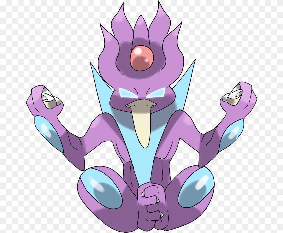 Pokemon 8055 Mega Golduck Y Pokedex Evolution Moves Mega Golduck, Purple, Book, Comics, Publication Png Image