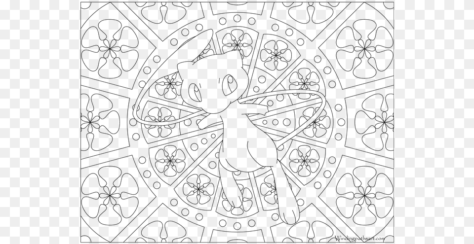 Pokemon Aipom Coloring Pages, Gray Free Transparent Png