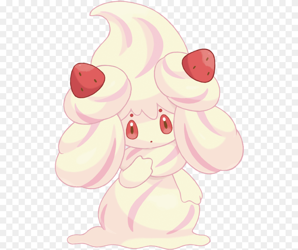 Pokemon Alcremie, Cream, Dessert, Food, Ice Cream Png