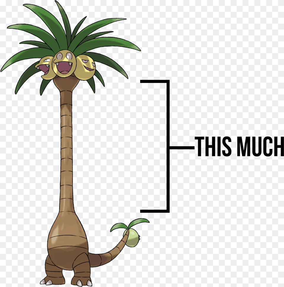 Pokemon Alolan Exeggutor, Palm Tree, Plant, Tree, Food Png