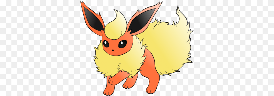 Pokemon And Vectors For Flareon Pokemon, Animal, Mammal, Rabbit, Baby Free Png Download