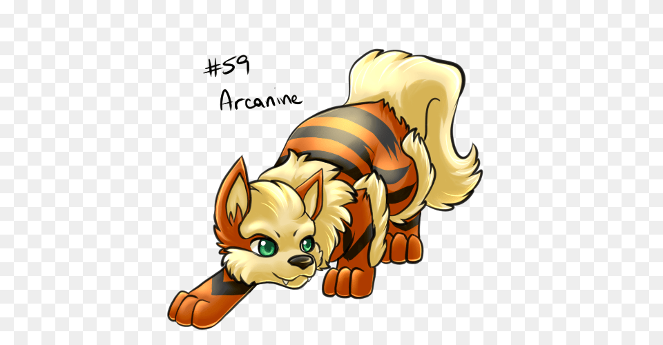 Pokemon Arcanine Weasyl, Animal, Pet, Canine, Mammal Free Png