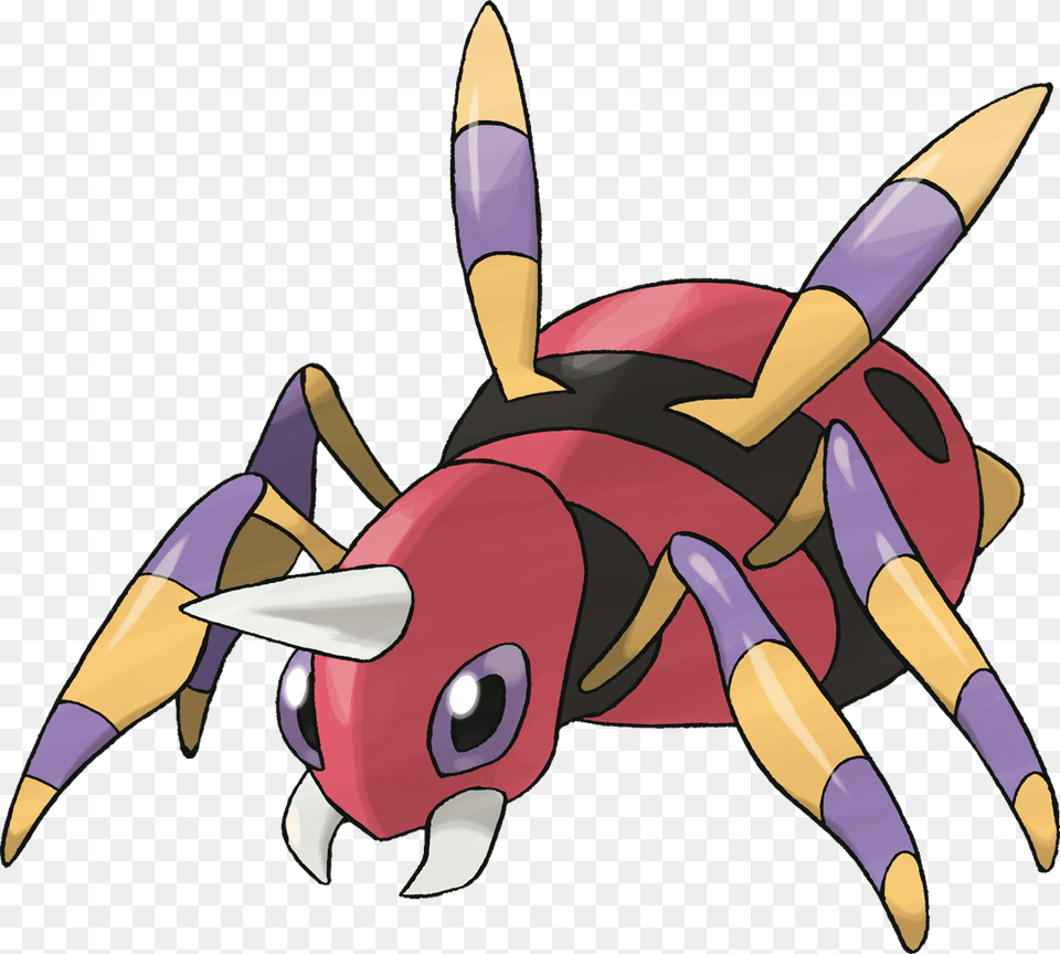 Pokemon Ariados, Animal, Bee, Insect, Invertebrate Free Png Download