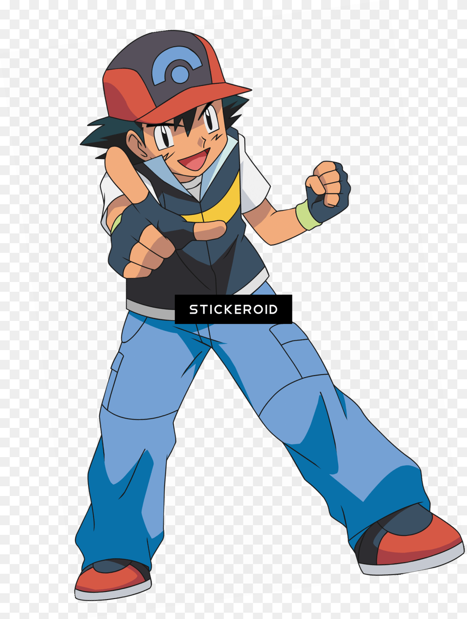 Pokemon Ash Image, Book, Comics, Publication, Baby Free Png Download