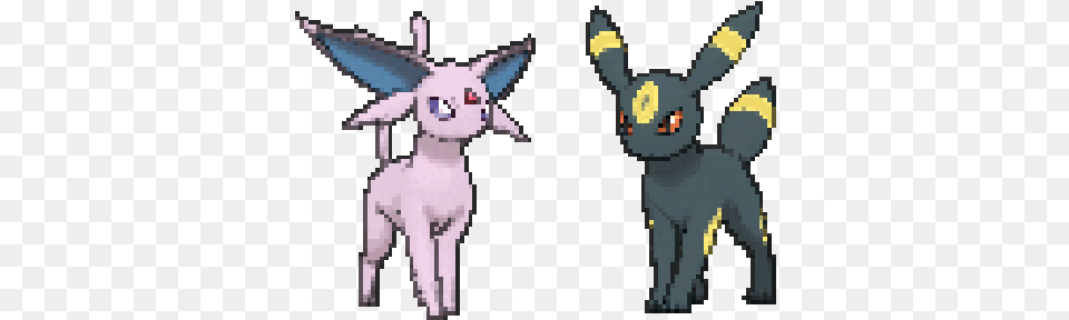 Pokemon Battle Dialga Origin Espeon And Umbreon Sprites, Person, Face, Head Png Image