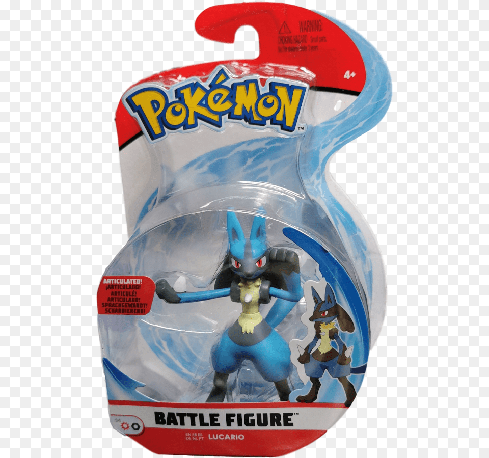 Pokemon Battle Figure Lucario Trois Pokemon Figurine, Person, Batman Free Transparent Png
