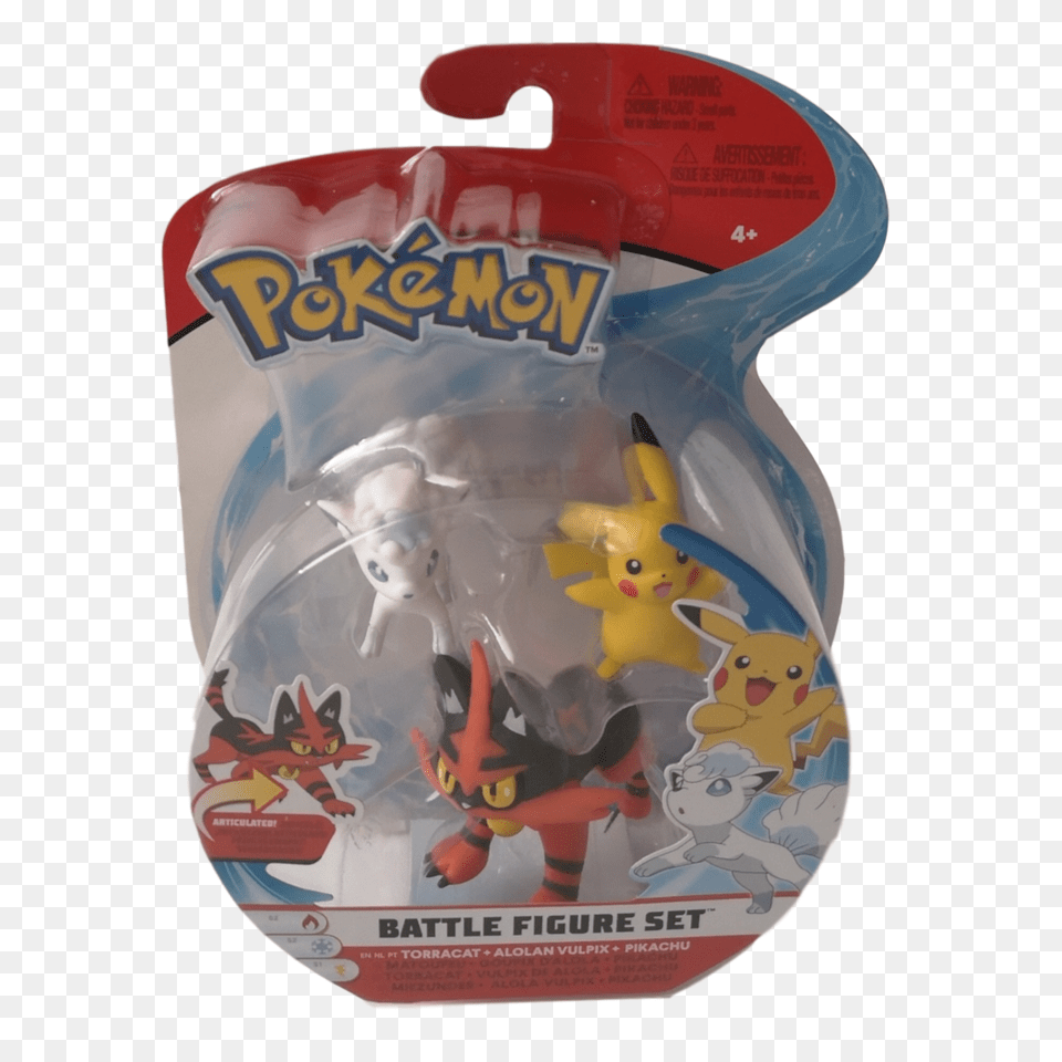 Pokemon Battle Figure Set Torracat Alolan Vulpix Pikachu Epic Battle Figure Venusaur Free Png Download