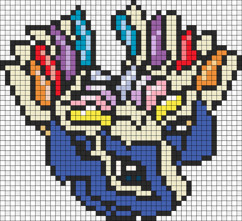 Pokemon Battle Trozei Xerneas Perler Bead Pattern Bead, Art, Mosaic, Tile, Chess Free Png