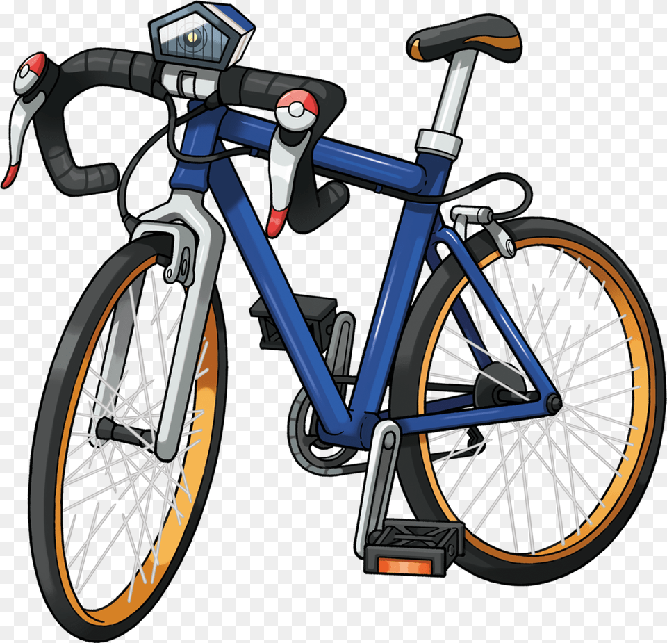 Pokemon Bike, Bicycle, Machine, Transportation, Vehicle Free Transparent Png