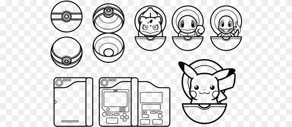 Pokemon Blanco Y Negro Vector Black And White Pokemon Clipart, Blackboard Free Png