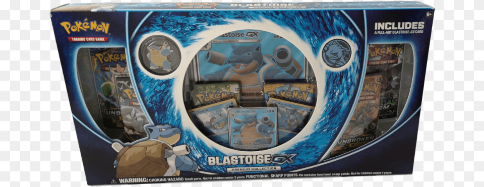 Pokemon Blastoisegx Premium Collection Box Action Figure, Tape Free Transparent Png