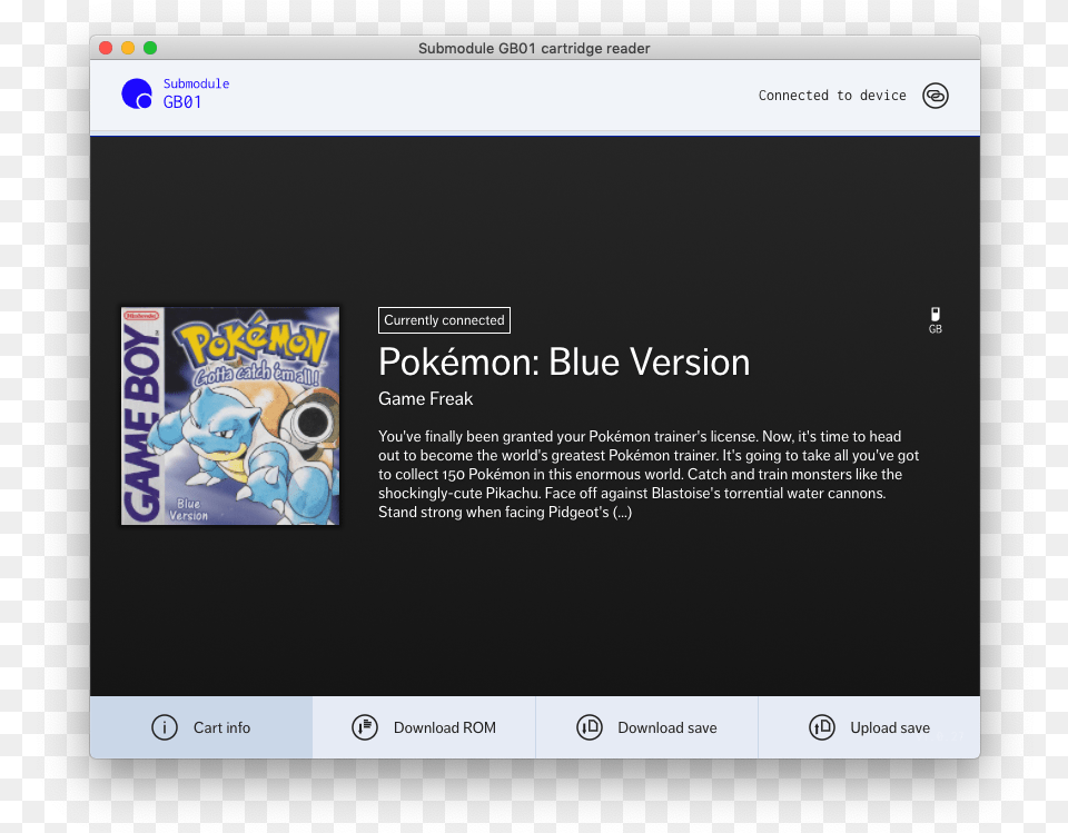 Pokemon Blue Version, File, Webpage Png