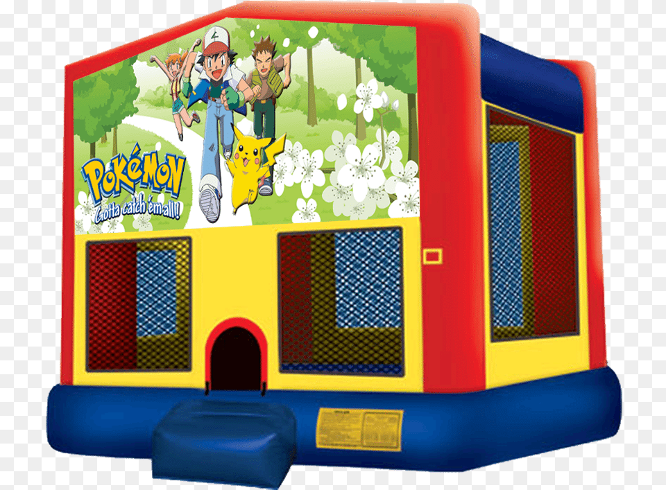 Pokemon Bounce House Bb Pj Masks Bounce House, Inflatable, Play Area, Boy, Child Free Transparent Png