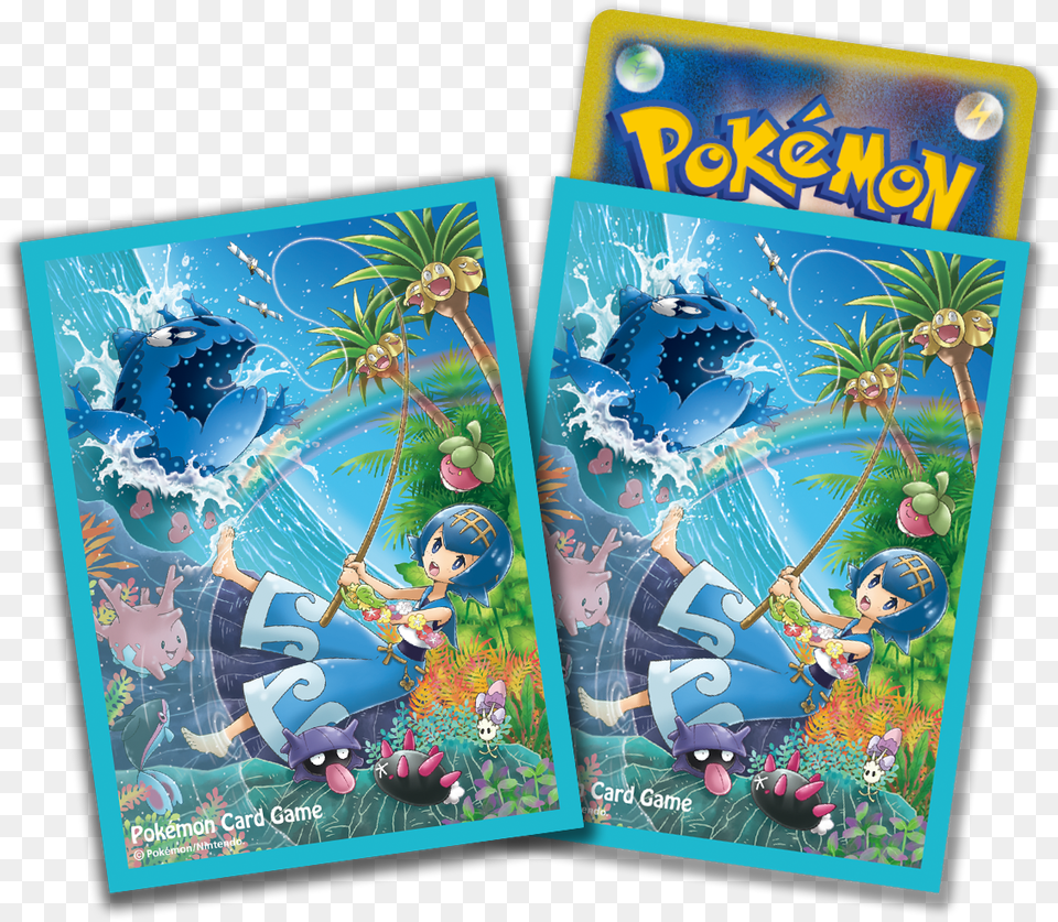 Pokemon Card Back Pokemon Center Sleeves Pikachu, Advertisement, Poster, Baby, Person Free Png