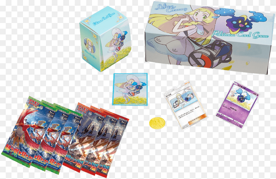 Pokemon Center Original Card Sun Amp Moon Sp Box Lillie, Book, Publication, Baby, Person Png
