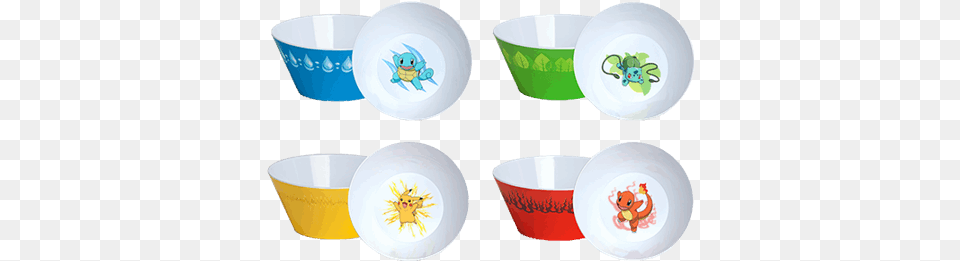 Pokemon Cereal Bowl Set Of 4 Cereal Bowl, Art, Porcelain, Pottery, Soup Bowl Png