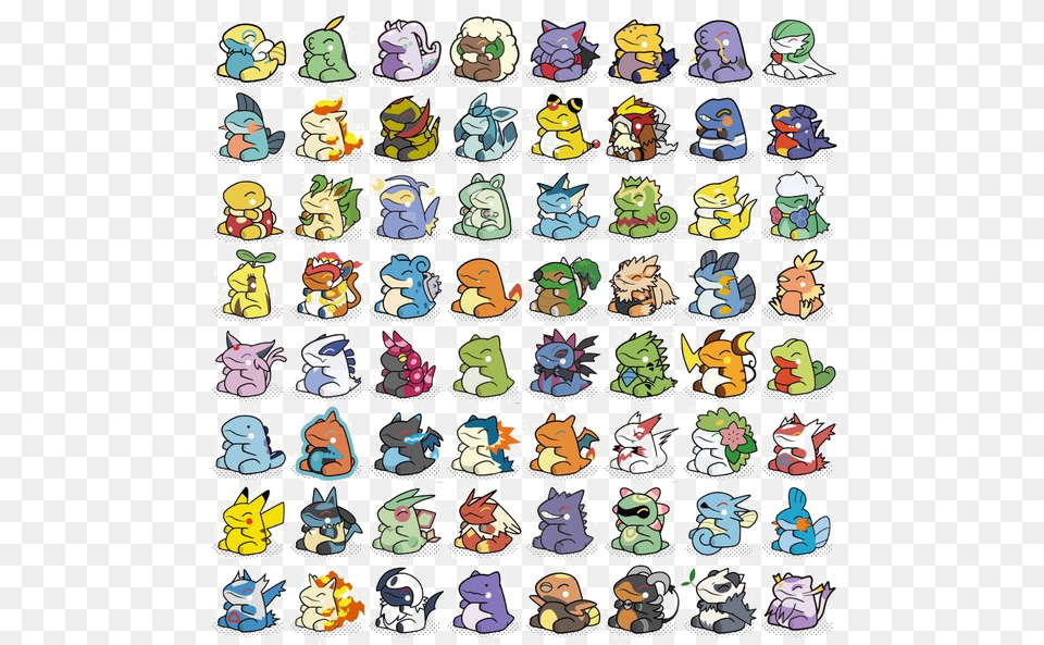 Pokemon Characters Transparent Arts Pokemon Substitute, Art, Book, Collage, Comics Free Png