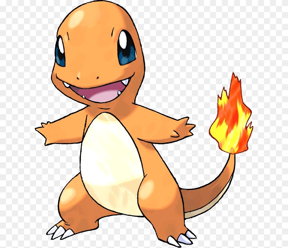 Pokemon Charmander, Baby, Person, Fire, Flame Free Transparent Png