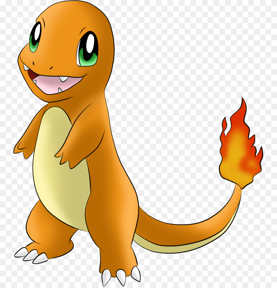 Pokemon Charmander Image Background Arts, Animal, Wildlife, Baby, Person Free Png Download