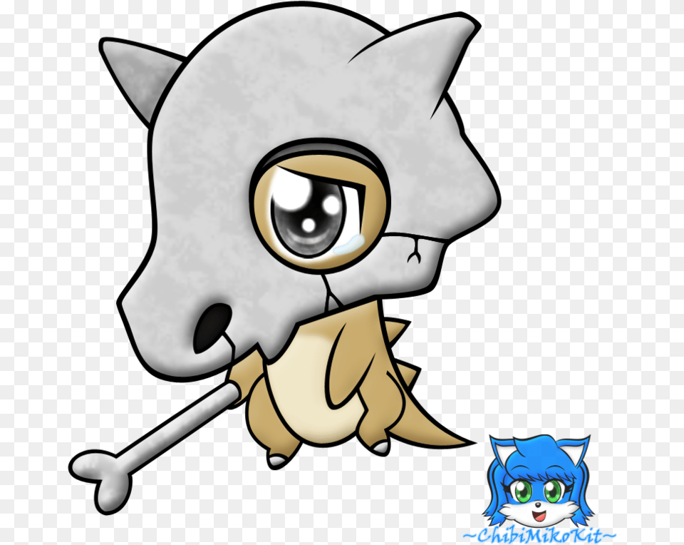 Pokemon Chibi Cubone Clipart Cubone Chibi, Animal, Sea Life, Shark, Fish Png