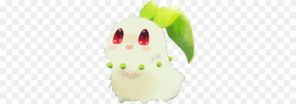 Pokemon Chikorita And Cute Chibi Chikorita, Outdoors, Ball, Nature, Sport Png Image