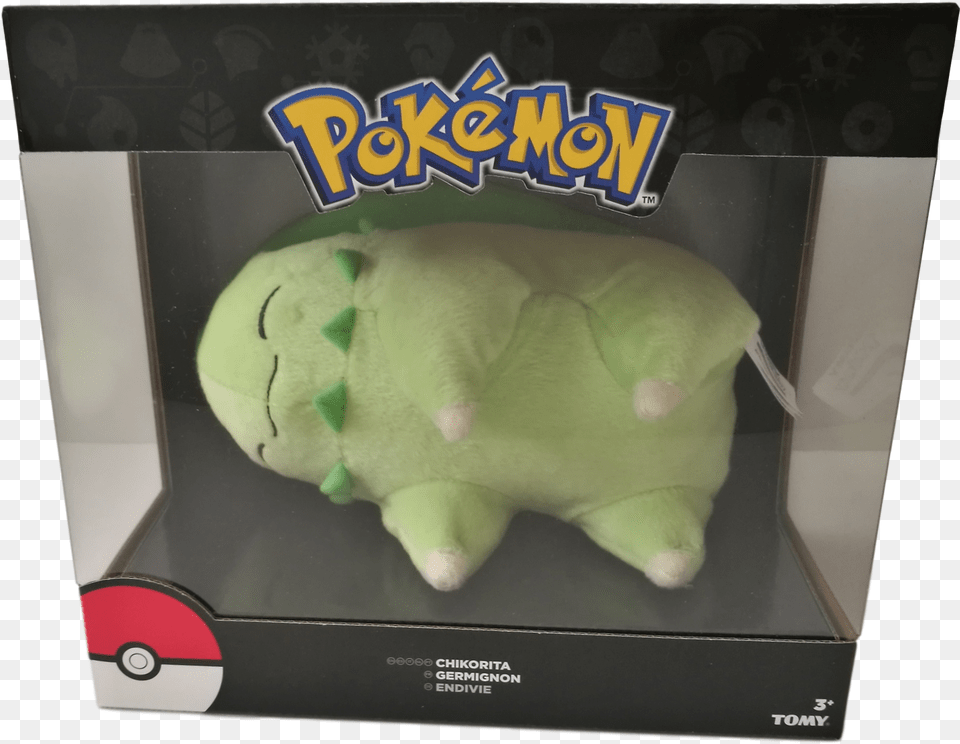 Pokemon Chikorita Plush Sleep, Toy, Animal, Mammal, Pig Free Transparent Png