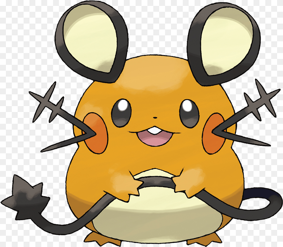 Pokemon Clip Yellow Orange Pokemon Dedenne, Baby, Person, Animal, Mammal Png