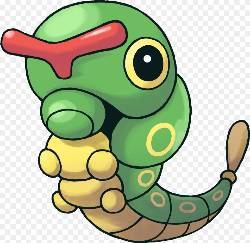 Pokemon Clipart Caterpie Caterpie Pokemon Caterpie Pokemon, Animal, Toy Free Png Download