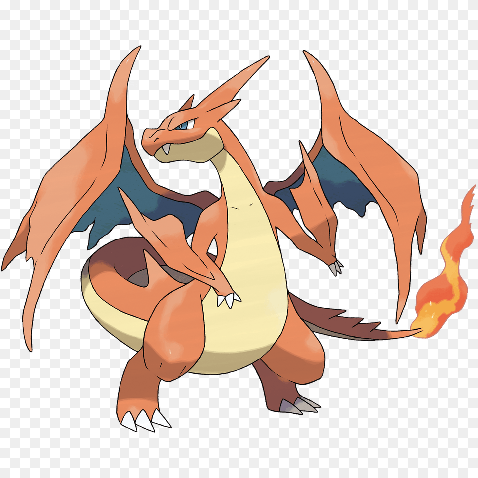 Pokemon Clipart Charzard, Dragon, Animal, Fish, Sea Life Png Image