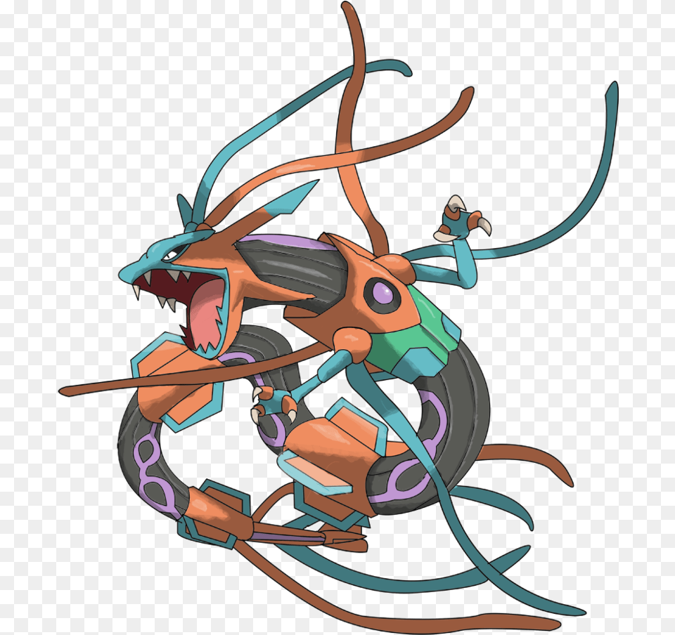 Pokemon Clipart Google Rayquaza Deoxys Fusion Rayquaza Pokemon Fusion Deoxys, Animal, Bee, Insect, Invertebrate Png Image